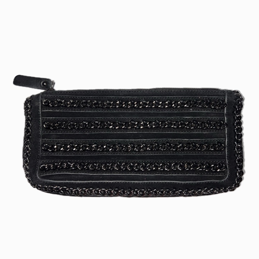BCBG Max Azria Black Chain Clutch